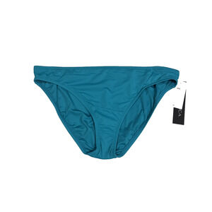 La Blanca Island Goddess Hipster Bottom Bikini Swim Turquoise Size 12 Beach Pool